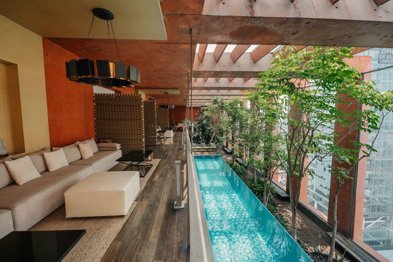 Reforma 27 architecture and pool